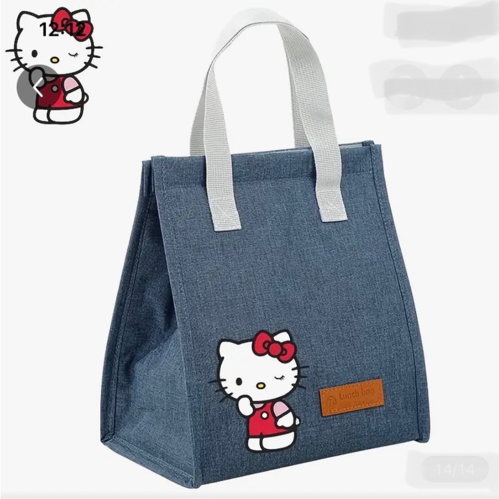 Sanrio Hello Kitty Denim Travel Bag